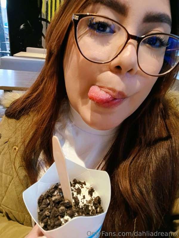 A normal day enjoying an ice cream🍨... how often do you eat ..