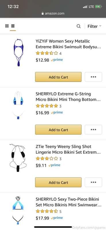 MICRO BIKINIS GALORE! 😍👏🏼 Just updated my amazon wishlist. I..