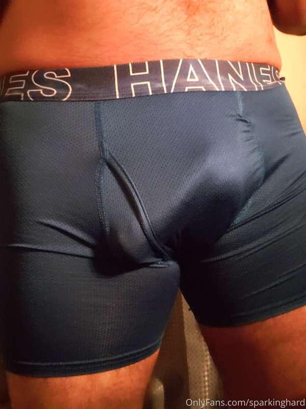 I think they shrunk in the wash, fittin kinda snug today.
