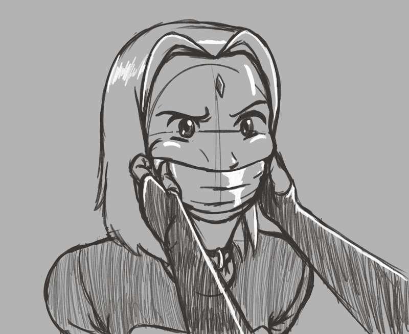 *Sketch* Roommate Struggles: Gagging Raven