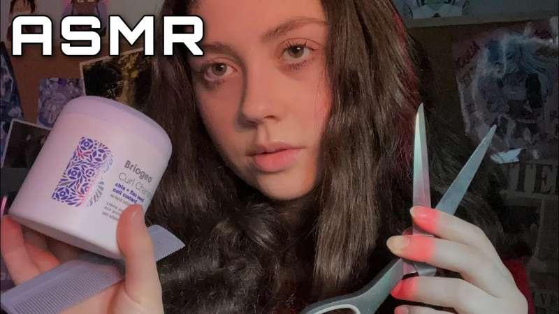 PATREON ASMR | Relaxing Hair Wash, Cut, and Style Roleplay ( personal attention + )