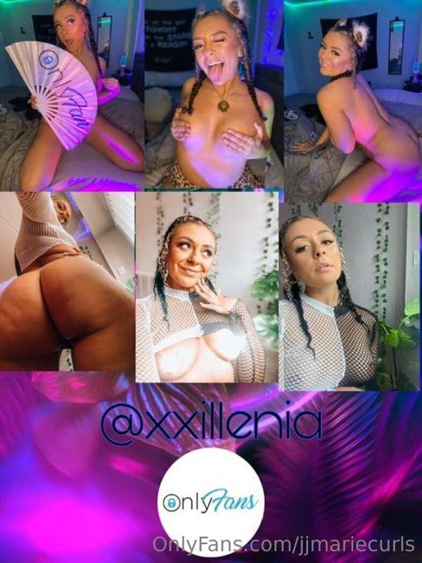 Should @xxillenia & I collab? 🫢😝 Her page is hot as fuck and..