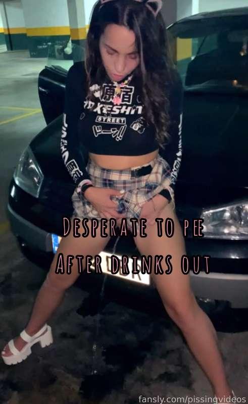 After having a few drinks, I became desperate to pee and I pee’d on your car… are you mad at me?

#piss #pee #pissing #goldenshower #fyp #peegirl #pisswhore. #public