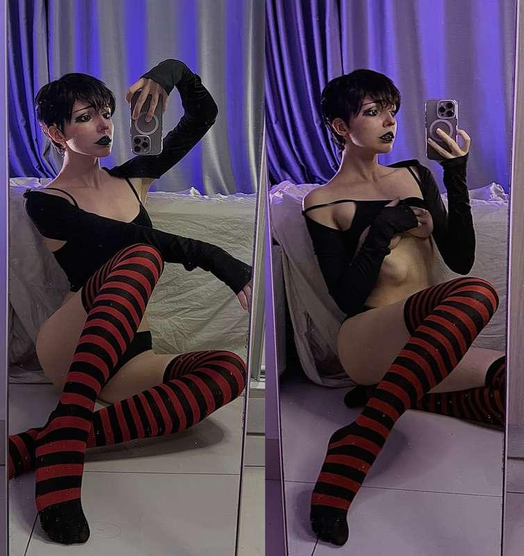on-off in mavis dracula style ;3

#fyp #cosplay #halloween #tomboy #emo #goth #onoff #altgirl #alternative #stockings