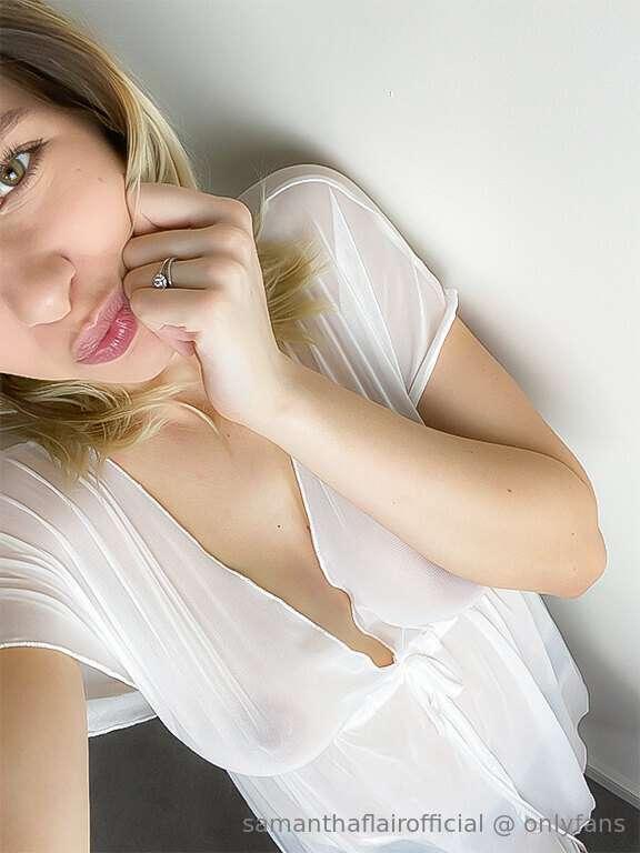 White sheer top