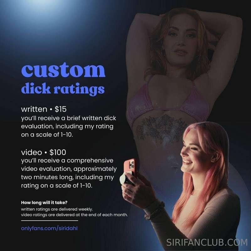 Order ANY type of rating you like! 🤠