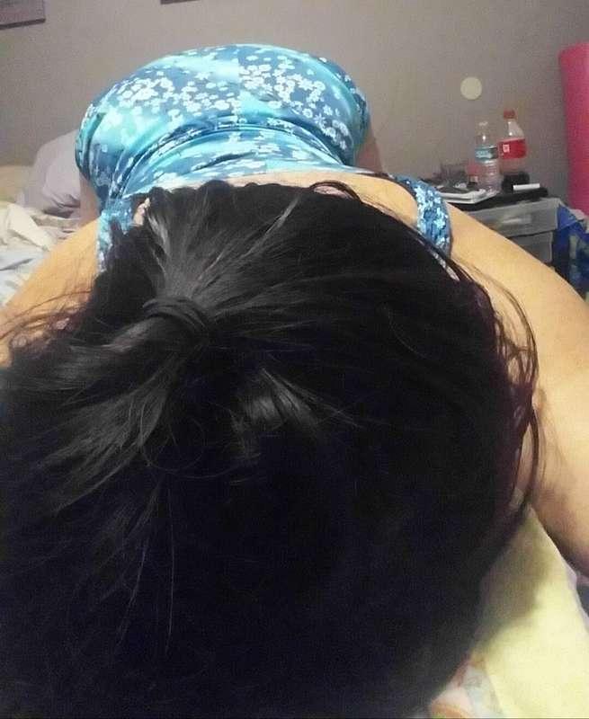 Face down, ass up 😜💕 my 2nd fav position hehe