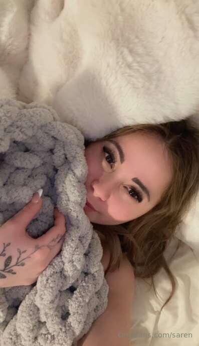 Still wrapped in dreams and blankets.🙈