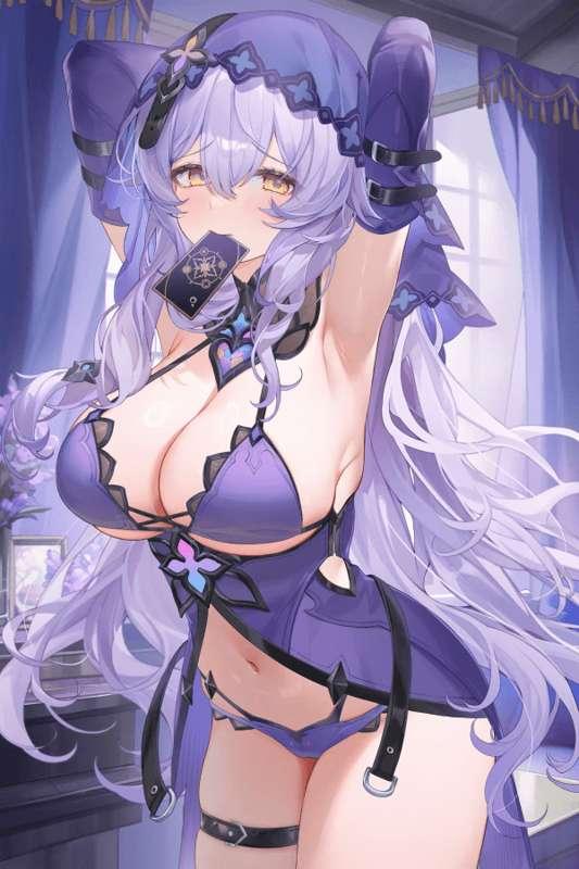 【Animated wallpaper 4K】 💜Black Swan swimsuit 黑天鵝泳衣