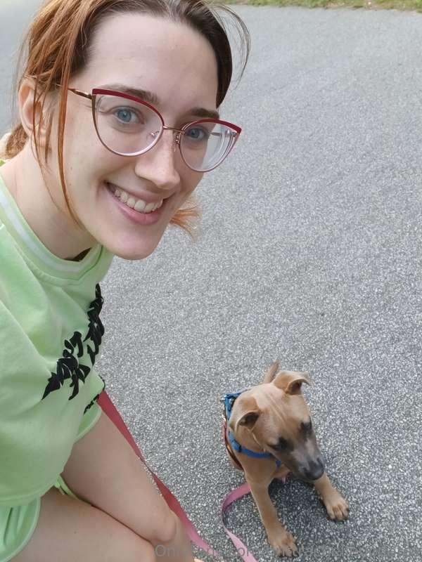 Got outside and walked the pup today! What did you do? 🥰🐶