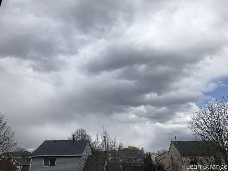 I spy with my blind ass eyes, 

A storm.