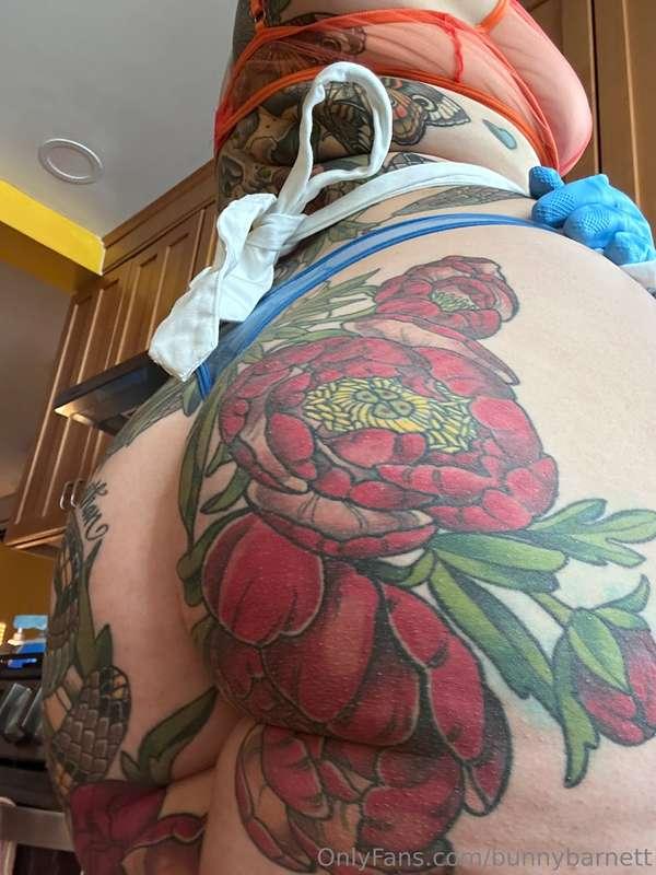 Why yes, I do always walk around my kitchen like this, why d..