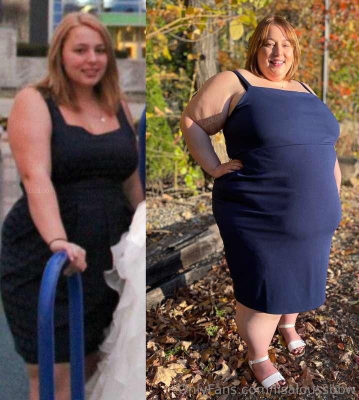 This is a before and after from two weddings I went to, the ..