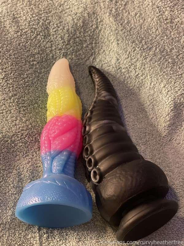 Lots of squirting with my new toys. One is a very up close a..