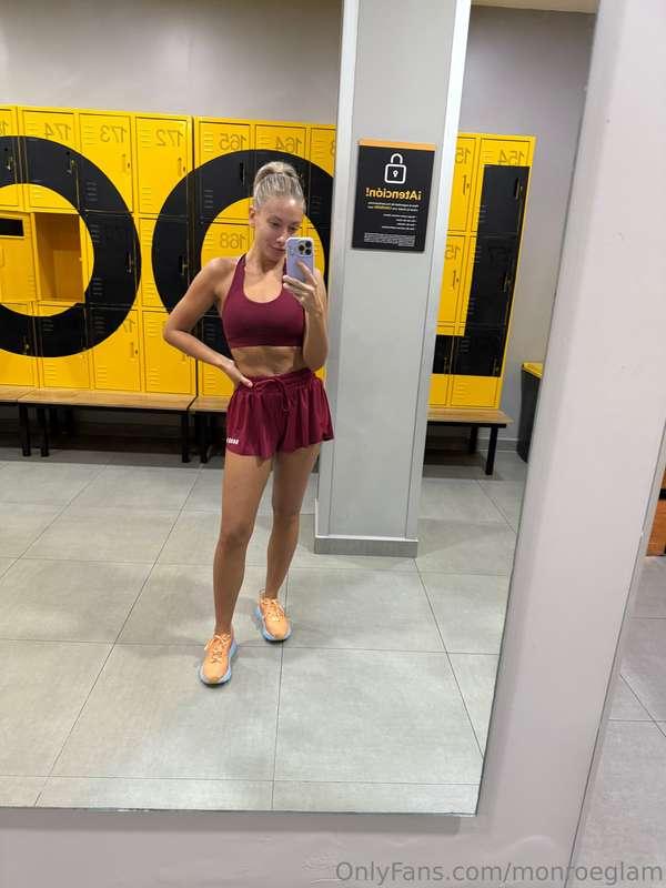 NOTHING LIKE GIVING THE BODY A HARD WORKOUT TO GET THAT CORT..