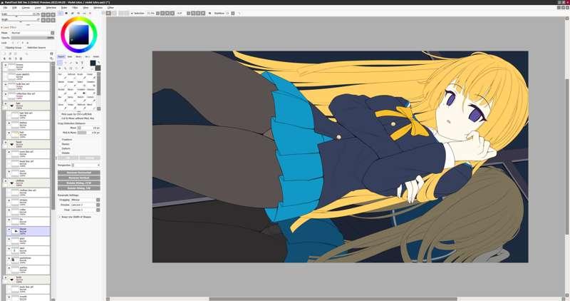 More progress on Violet's intro event CG~
