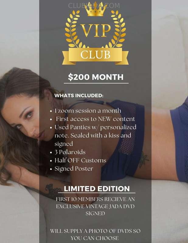 Introducing Jada's VIP Elite Club.This is a new club I will ..