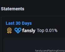 We finally did it! 😭
Reaching the elusive 0.01% has been a goal that seemed just out of reach for months, but we made it! It’s incredible to think that just over a year ago, I was an ordinary girl with a playful desire to share my photos online. Fansly has truly transformed my life almost overnight, bringing me some of the most incredible friendships I could ever hope for ❤️
This journey has been a rollercoaster of learning experiences, family discovering my work, and the usual challenges of content creation, but every moment has been worth it. I am deeply grateful for the unwavering support you’ve all shown me over the past year. Your encouragement and love have been the driving force behind my success, and I’m excited to say that this is just the beginning. There are big plans ahead that I can’t wait to share. The upcoming year is already packed with five festivals, an international trip, a new side project, several kink events, and I’ll be documenting everything for you to enjoy! 🤗
🥰 A heartfelt thank you to each and every one of you, and stay tuned for a new public adventure coming out tomorrow morning ❤️