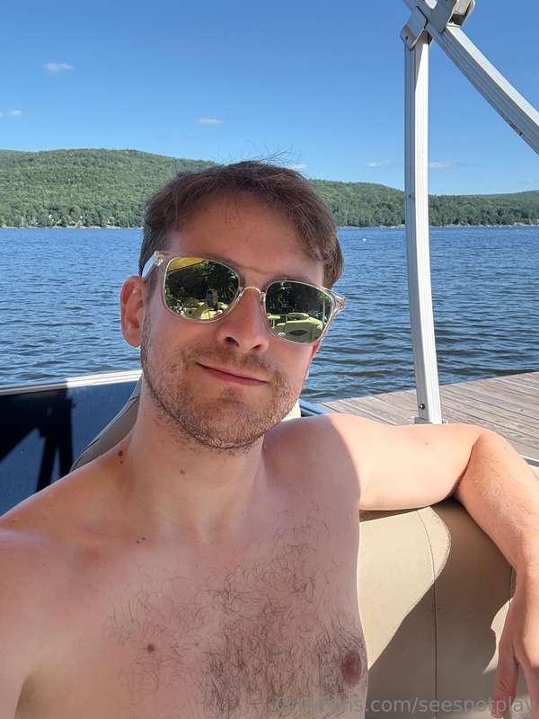 Chilling on the lake