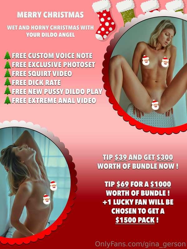 🌲💦 **WET AND HORNY CHRISTMAS WITH YOUR DILDO ANGEL!** ❤️🍆  I..