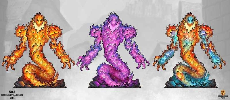 Fire Elemental Color Preview