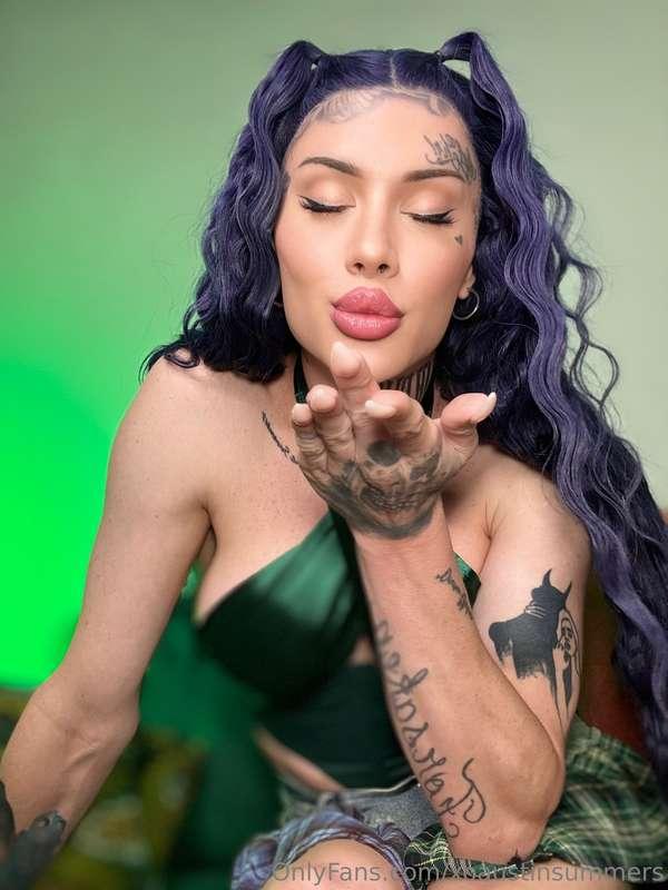 If you could catch every kiss I’m blowing your way, I bet yo..