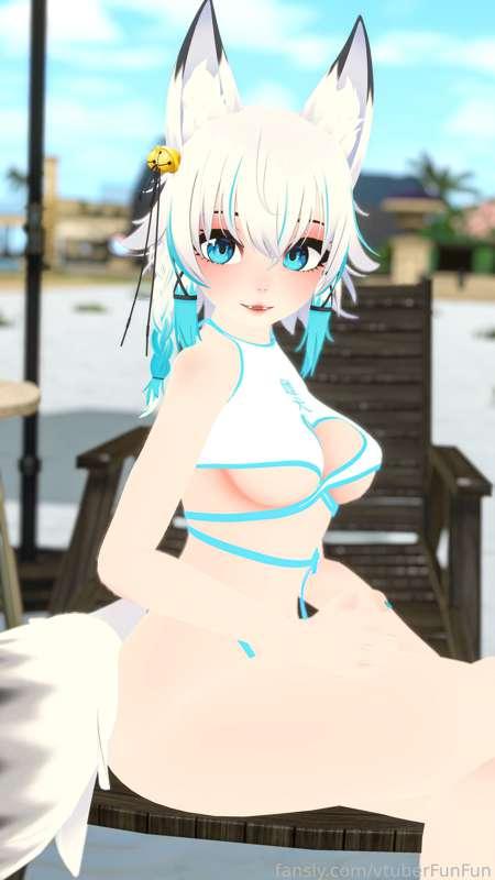 🌅🌅 Your foxy gf didn't forget about you in her summer vacations &gt;-&lt;

Some pics I took last week at the beach, boobies, booty and some voyeur pics later... hehe~

#vtuber #beach #boobs #hentai #3d #furry #vr #vrchat #virtualreality #voyeur #amateur