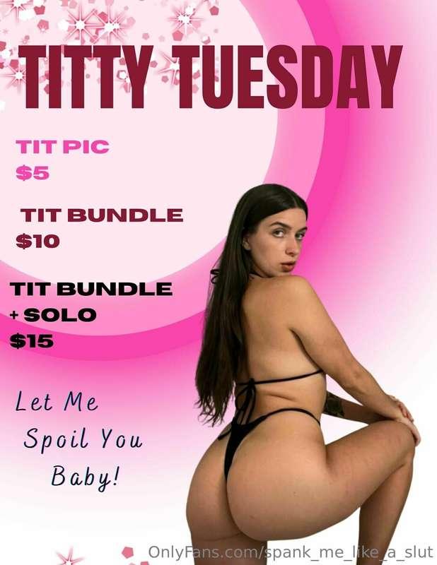 🥰 **TODAY ONLY** 🥰 Titty-Tues is my fav day of the week😉 ***..