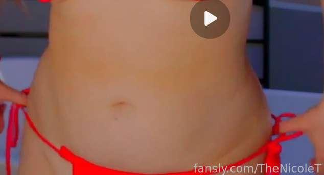 Do you like my belly/curves?;) Watch me jiggle, smack, and grab my belly! Lowering my bikini bottoms to really show off my food baby!! from all angles. Don't miss out on this one. I ask you to feed me more !!
