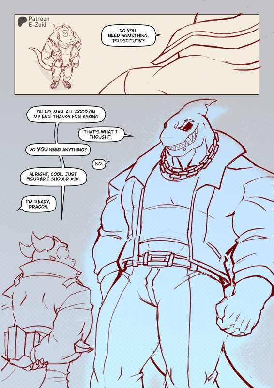 HUGE TROUBLE - Page 6 (Wip Sketch)