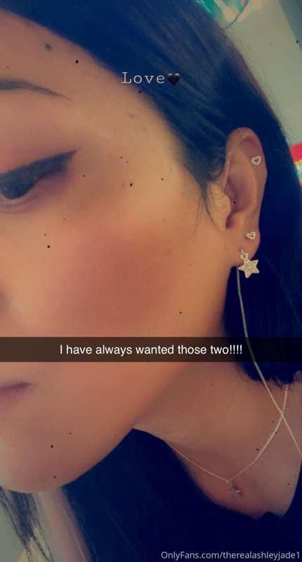 Had my ear pierced!