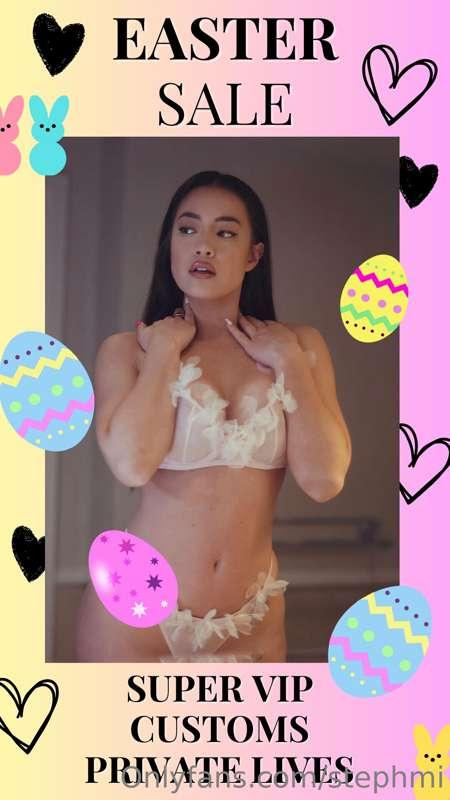 Happy Easter Mi loves! Having a super sale in your DMs 🐣