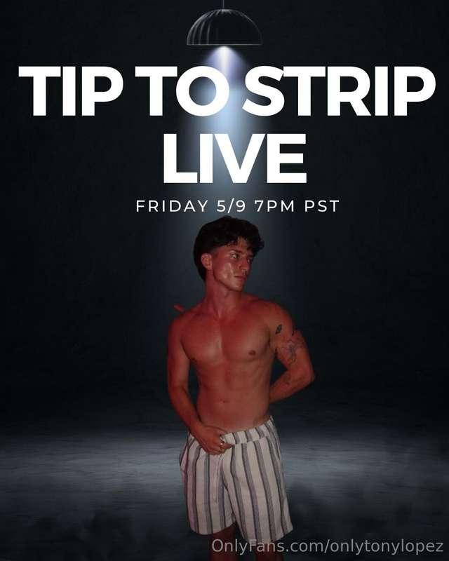I had way too much fun on the last live for that to be my on..