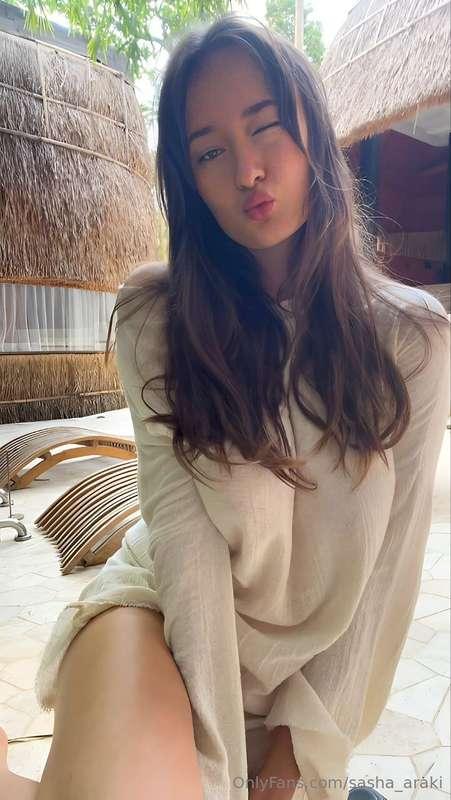Blowing you an air kiss – may it bring a little warmth and s..