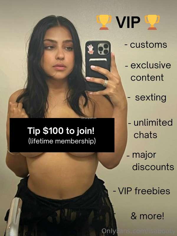 Reintroducing... 🏆 MY VIP PROGRAM!! 🏆Get tons of VIP benefit..