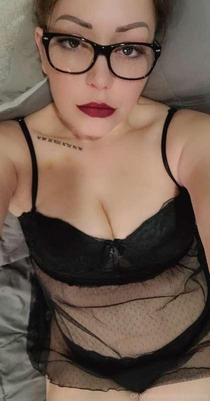 A little lace.... some red lipstick... and a choker.... it's..