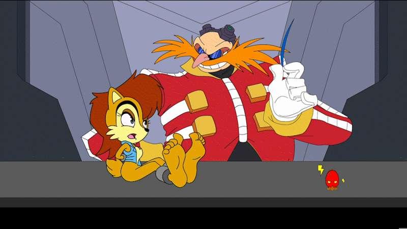 Sally Tickled By Robotnik