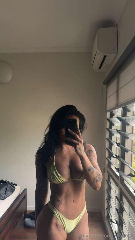 bikinis look better on the floor I think