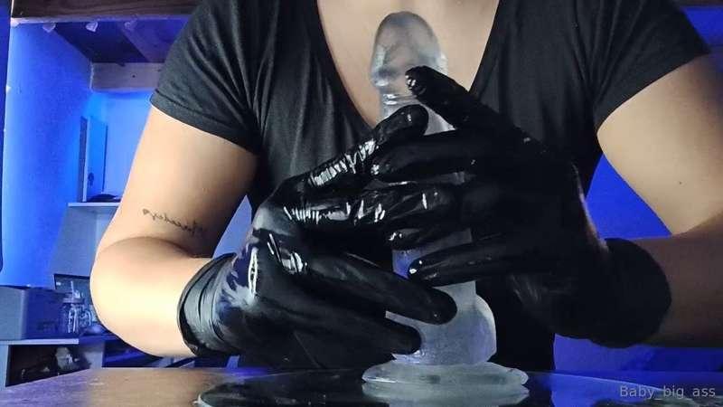 LATEX GLOVE FETISH IN PRIVATE