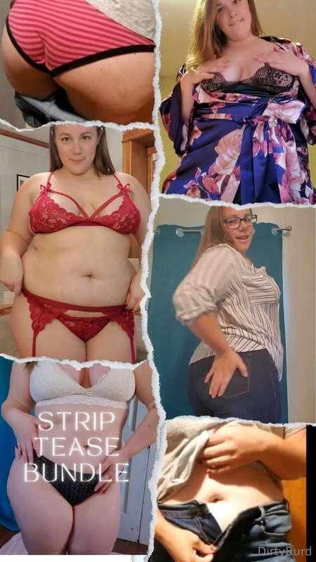👙 STRIP TEASE 𝗕𝗨𝗡𝗗𝗟𝗘‼️10 of my BEST strip tease videos (60 m..