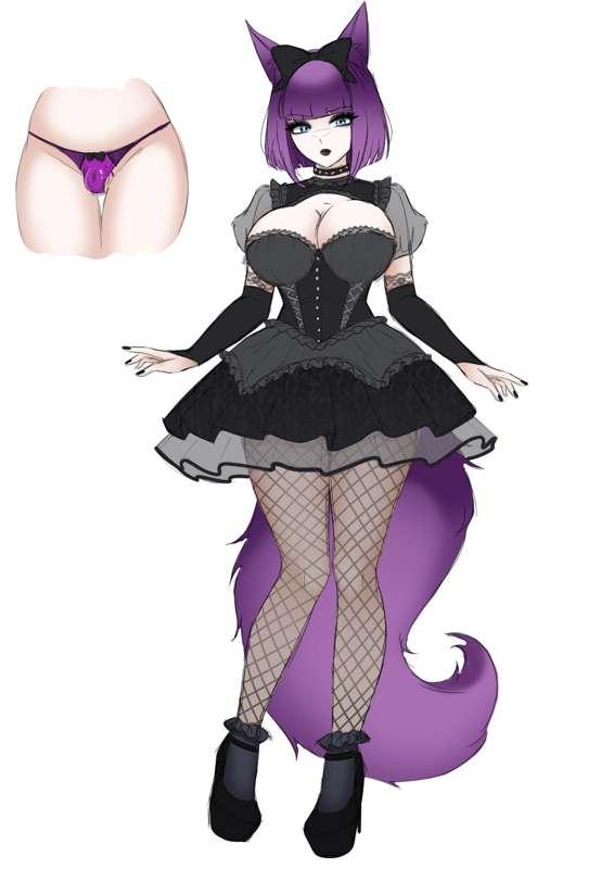 Sissy goth fox.... me.