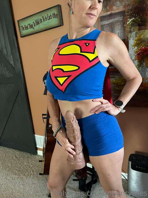 I found one of my old toys. Do you think it will fit? 😈🍑💦