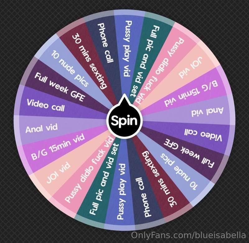 SPIN THE WHEEL  HUGE PRIZES TO BE WON Win absolutely anythin..