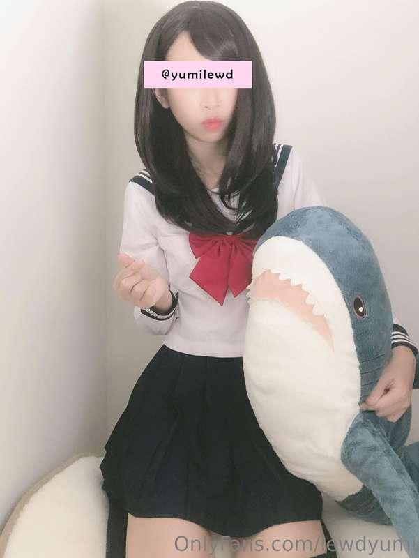 拍一下水手服💕