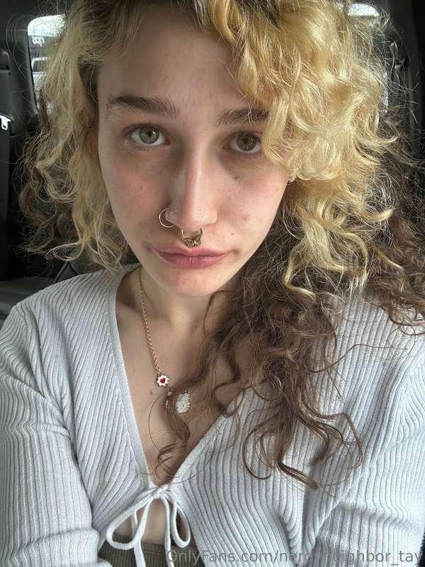 My eyes are a lighter green with a hint of grey in them toda..