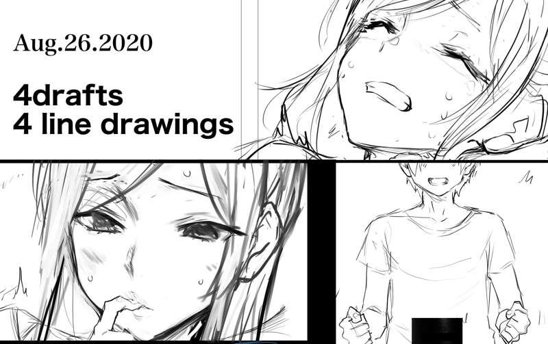I’ll show you the 4 draft’s and 4 line drawing’s