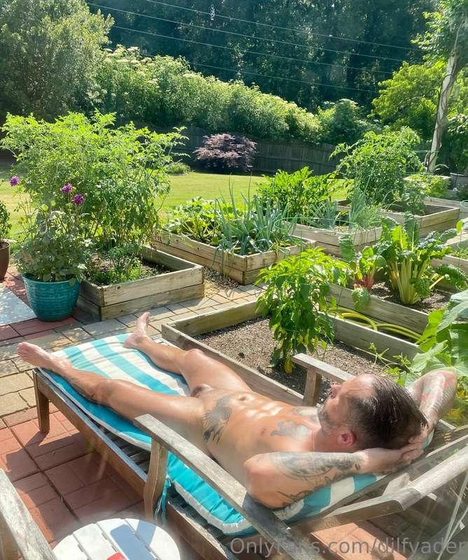 Relaxing in the sun today