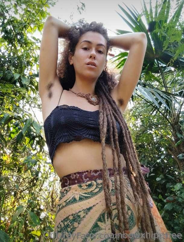LOL this friend @moonlightfree is a wild hairy goddess, so h..