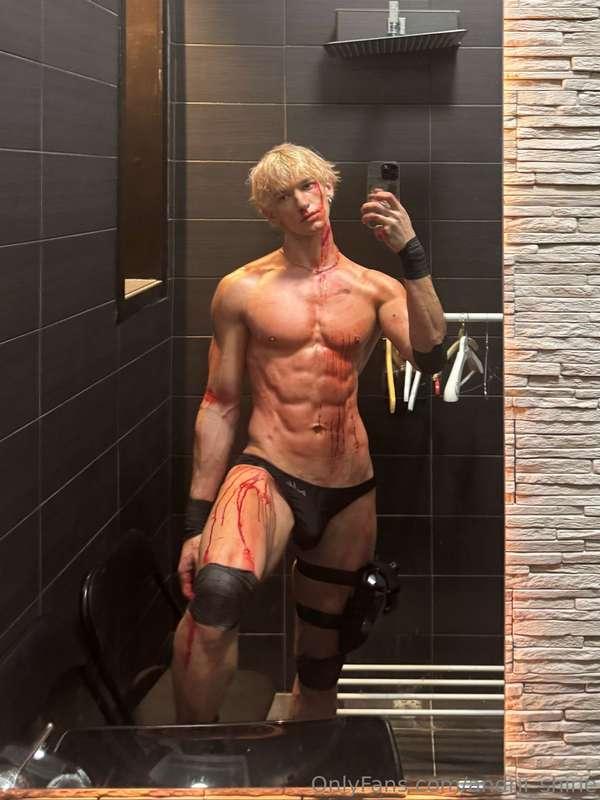Fresh from the fight… think you can handle me after this?