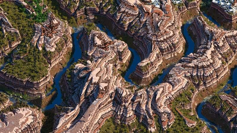 Lewartano, 3k, The Grand Canyons, Concept Map